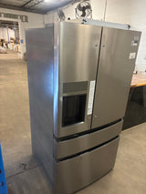 36 in. 26 cu. ft. Standard-Depth 4-Door French Door Refrigerator in Fingerprint-Resistant Stainless Steel Look