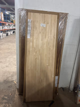 6 ft. L x 25 in. D Unfinished Birch Solid Wood Butcher Block Countertop With Eased Edge