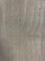 4 ft. L x 25 in. D Unfinished Hevea Solid Wood Butcher Block Countertop With Square Edge