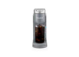 Iced Gray Single Serve One Cup Coffee Maker with Iced Button