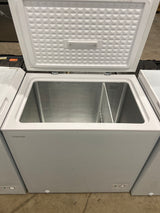 7.0 cu. ft. Manual Defrost Chest Freezer with LED Light in White Garage Ready