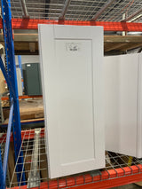 Shaker Satin White Stock Assembled Wall Kitchen Cabinet (18 in. x 36 in. x 12 in.)