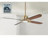 Chelia 56 in. Indoor Gold LED Ceiling Fan with Reversible Blades and Color Changing Technology