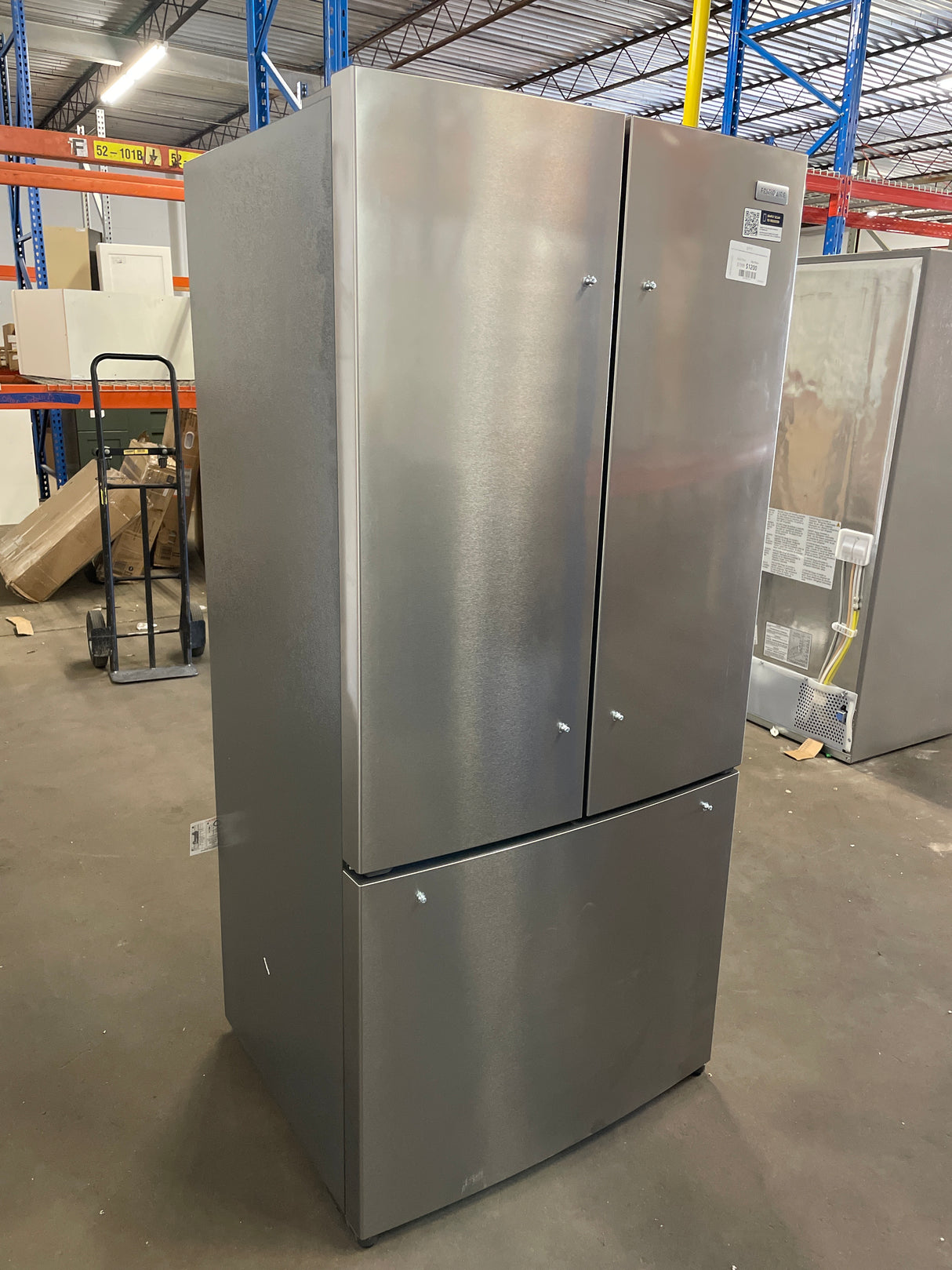 31.5 in. 18 cu. ft. Counter Depth French Door Refrigerator in Fingerprint-Resistant Stainless Look