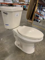 2-piece 1.28 GPF High Efficiency Single Flush Elongated Toilet in Bone