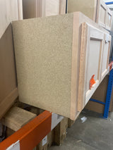 30 in. W x 12 in. D x 15 in. H Assembled Wall Bridge Kitchen Cabinet in Unfinished with Recessed Panel
