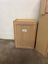 21 in. W x 12 in. D x 30 in. H Assembled Wall Kitchen Cabinet in Unfinished with Recessed Panel