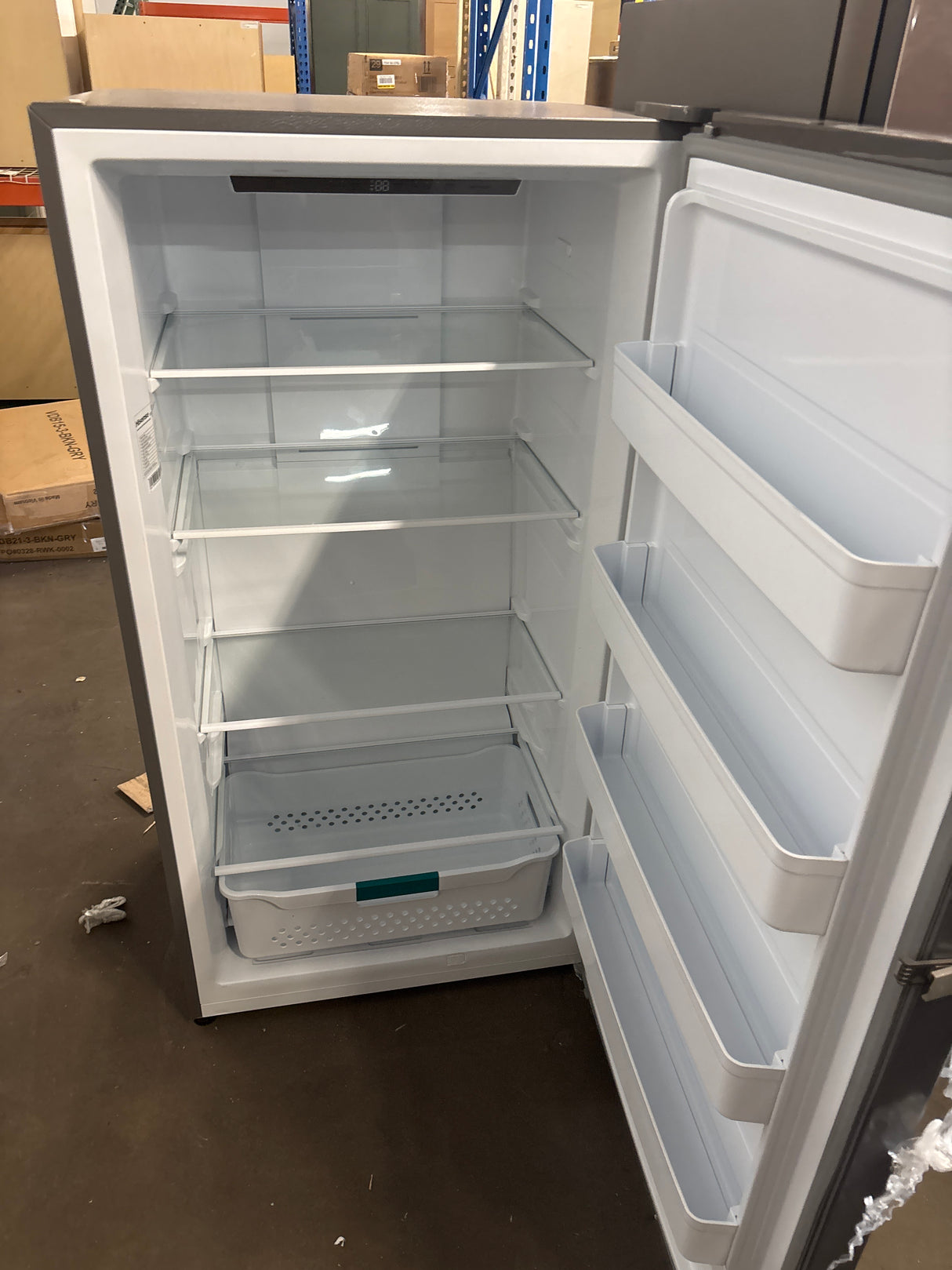 Hisense 17 cu. ft. Garage Ready Frost Free Convertible Upright Freezer with Seal Break Handle