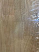 4 ft. L x 25 in. D Unfinished Hevea Solid Wood Butcher Block Countertop With Square Edge
