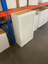 Courtland 24 in. W x 12 in. D x 42 in. H Assembled Shaker Wall Kitchen Cabinet in Polar White