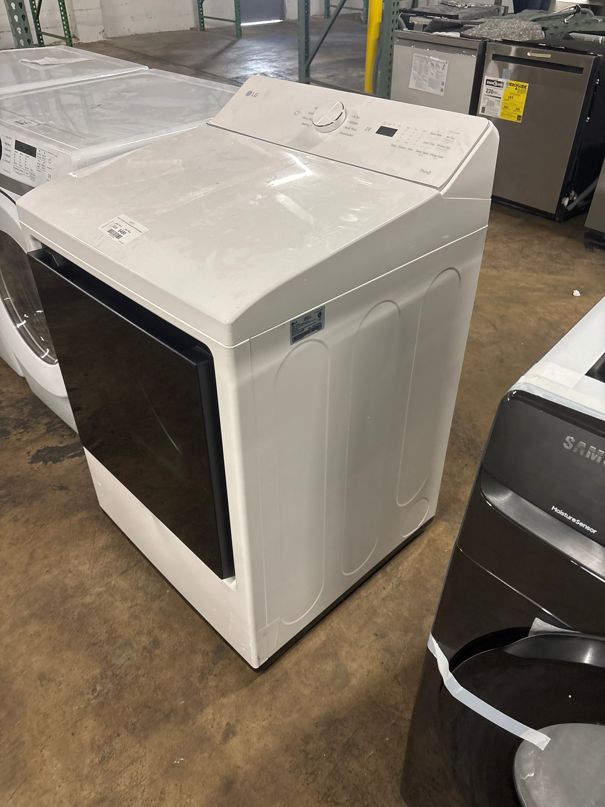 LG 7.3 cu. ft. Electric Rear Control Dryer with ThinQ Smart Features