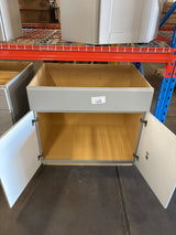 Shaker Dove Gray Stock Assembled Sink Base Kitchen Cabinet (36 in. x 34.5 in. x 24 in.)