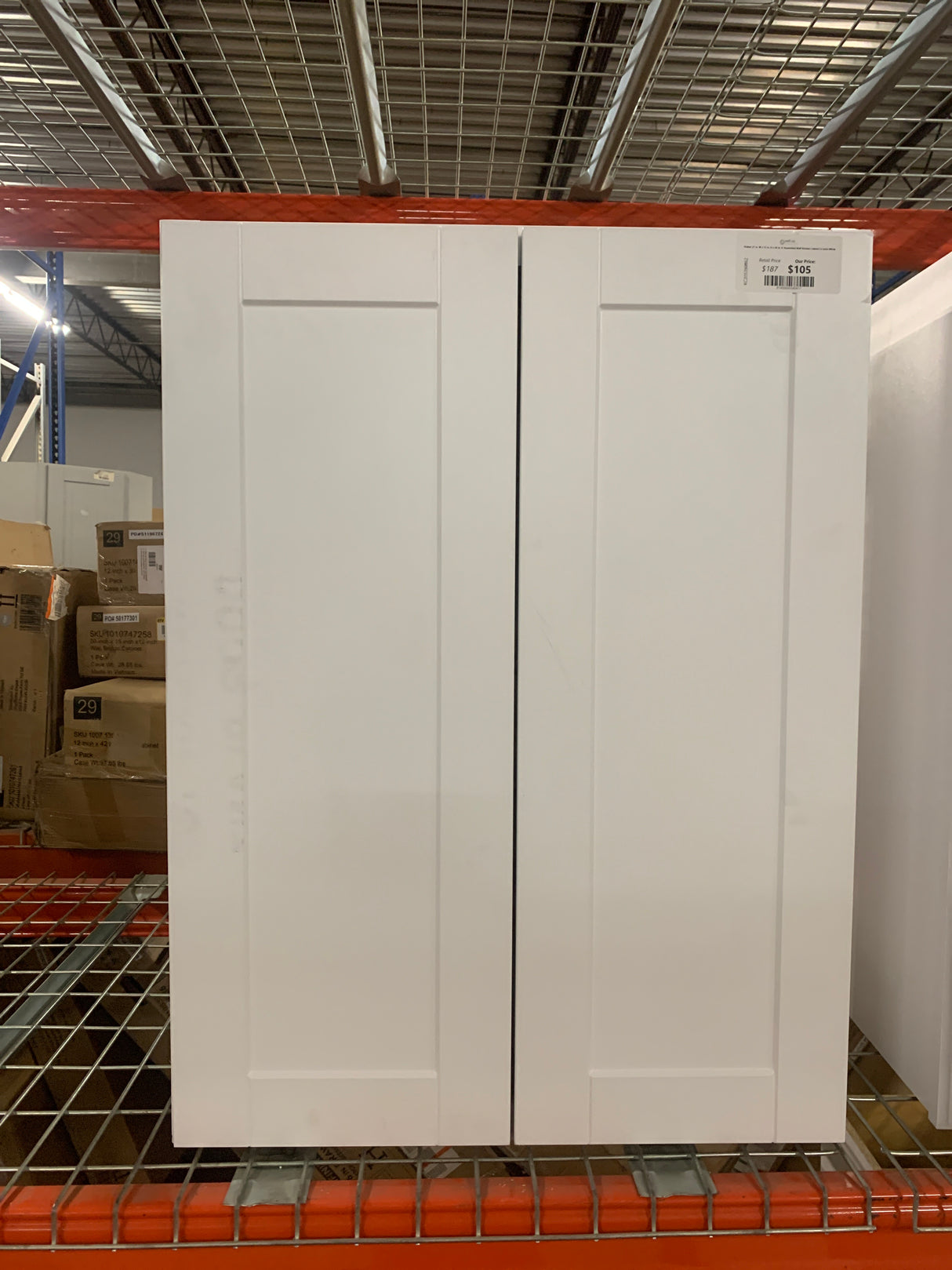 Shaker 27 in. W x 12 in. D x 36 in. H Assembled Wall Kitchen Cabinet in Satin White