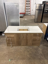 Sterling Collection Vanity 2dr 6dw 48''W x 22''D x 33.5''H in Natural Oak