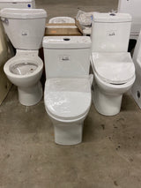 Sublime II 1-Piece 0.8/1.28 GPF Dual Flush Compact Toilet in White, Seat Included