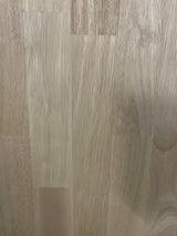 6 ft. L x 25 in. D Unfinished Hevea Solid Wood Butcher Block Countertop With Square Edge