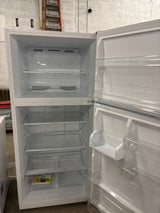 18.1 cu. ft. Top Freezer Refrigerator with Adjustable Glass Shelving in White, Garage Ready