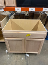 36 inch unfinished sink base