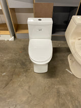 Sublime II 1-Piece 0.8/1.28 GPF Dual Flush Compact Toilet in White, Seat Included