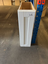 Shaker Satin White Stock Assembled Base Kitchen Cabinet (9 in. x 34.5 in. x 24 in.)