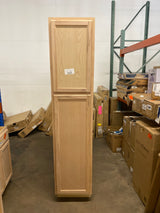 18 in. W x 24 in. D x 84 in. H Assembled Pantry Kitchen Cabinet in Unfinished with Recessed Panel