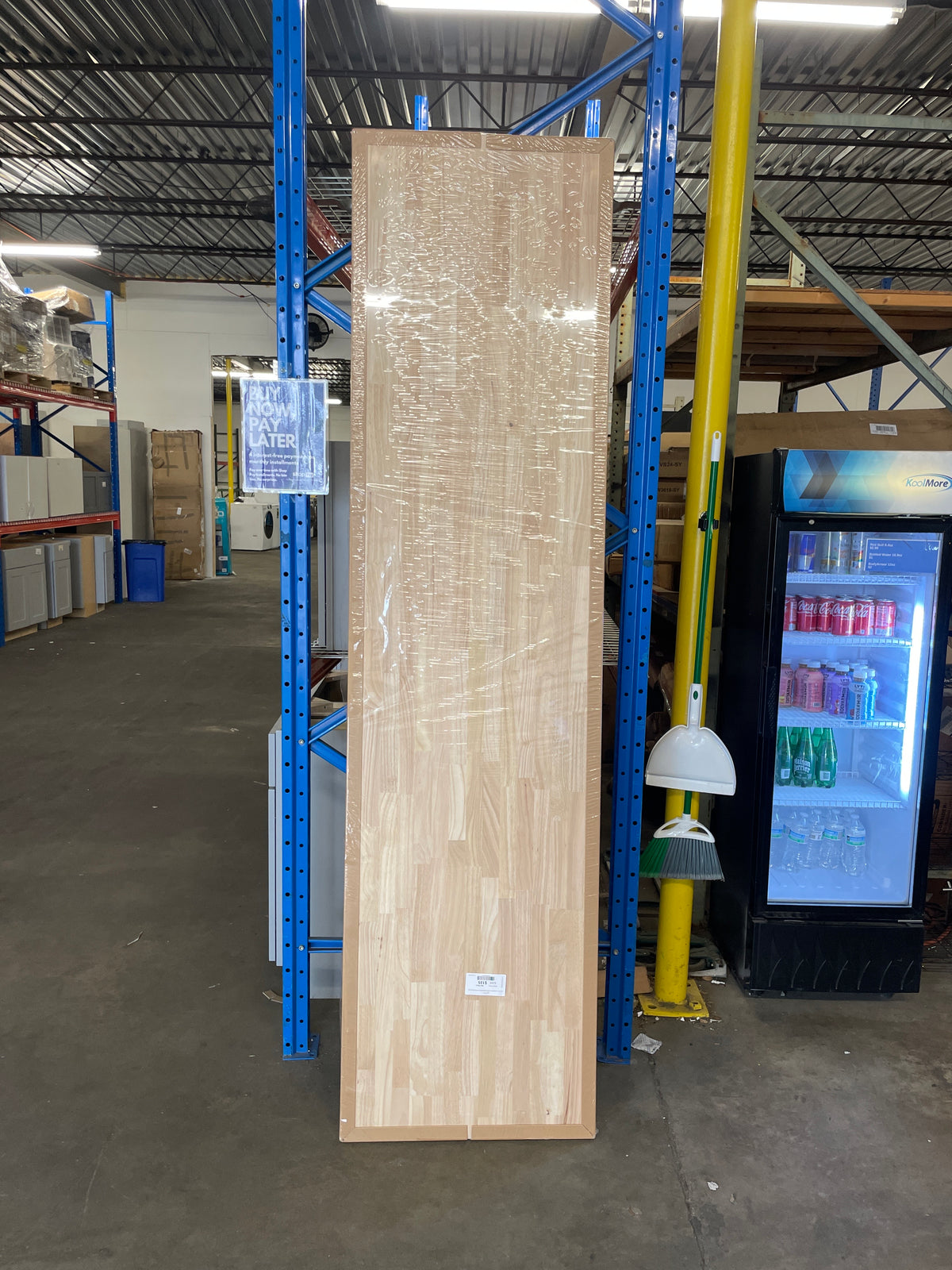 8 ft. L x 25 in. D Unfinished Hevea Solid Wood Butcher Block Countertop With Square Edge