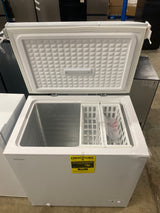 7.0 cu. ft. Manual Defrost Chest Freezer with LED Light in White Garage Ready