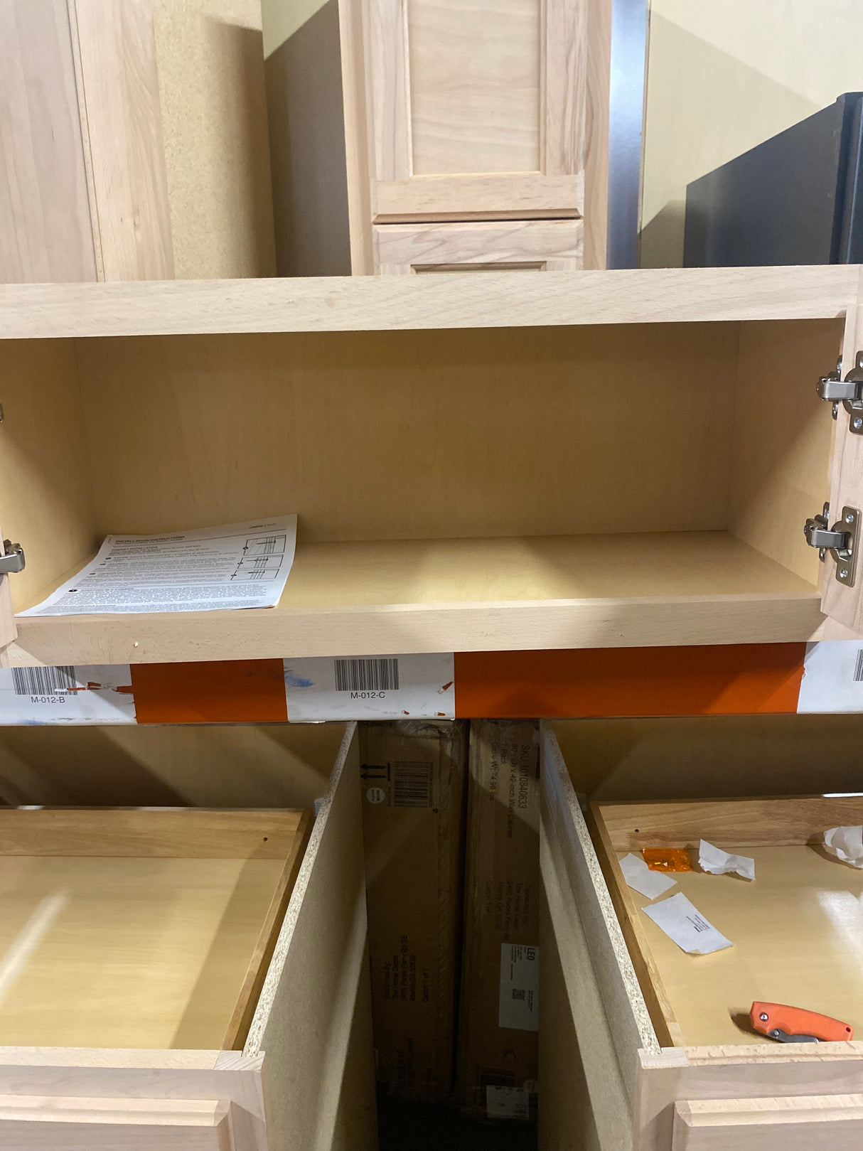 Hampton 30 in. W x 12 in. D x 12 in. H Assembled Wall Bridge Kitchen Cabinet in Unfinished