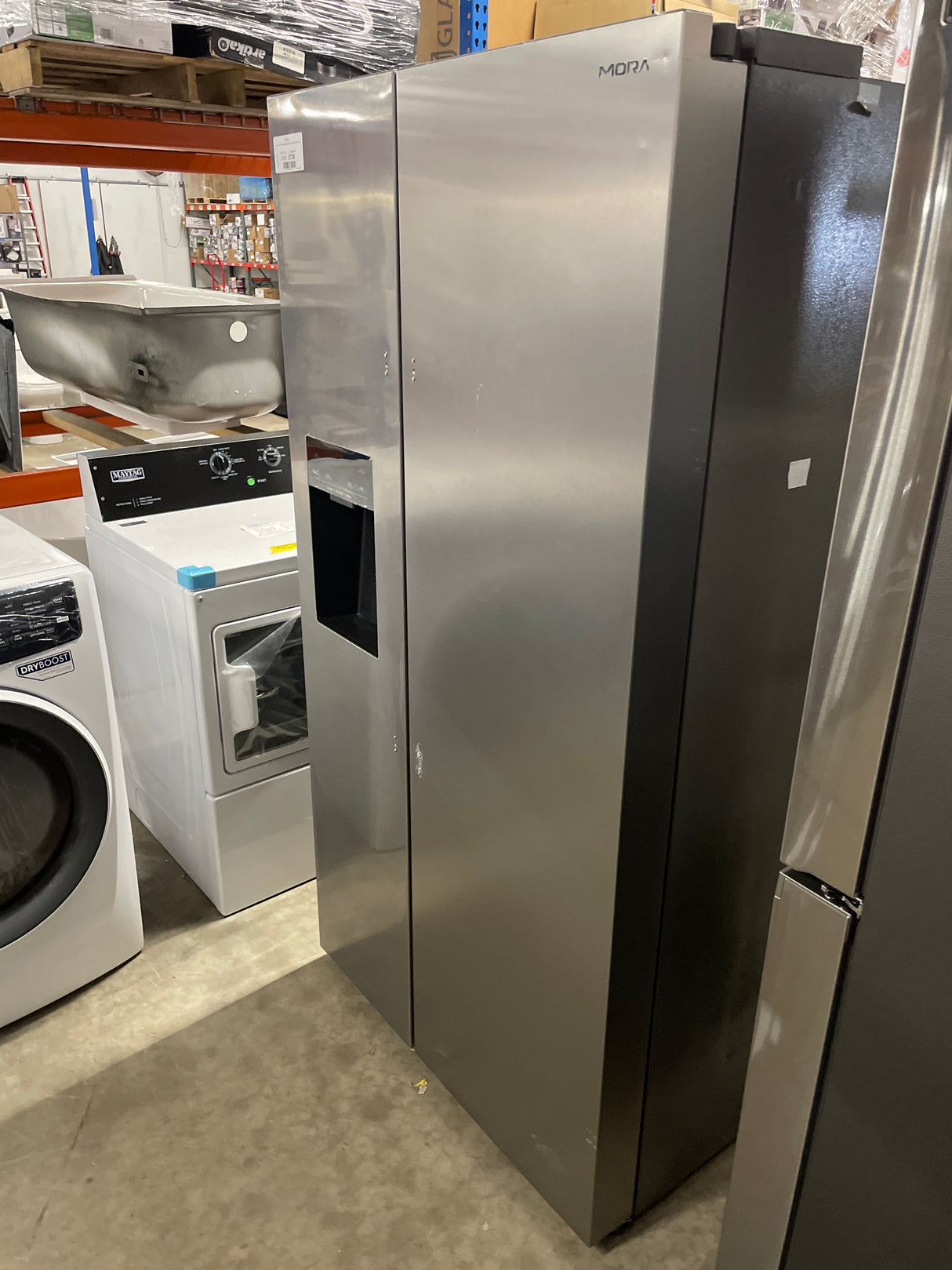 Mora 29.1 cu. ft. Side-by-Side Refrigerator with External Water and Ice Dispenser