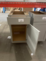 Westfield Dusk Gray Shaker Stock Assembled Base Kitchen Cabinet (18 in. W x 23.75 in. D x 35 in.)
