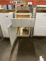 Avondale 18 in. W x 24 in. D x 34.5 in. H Ready to Assemble Plywood Shaker Base Kitchen Cabinet in Antique White