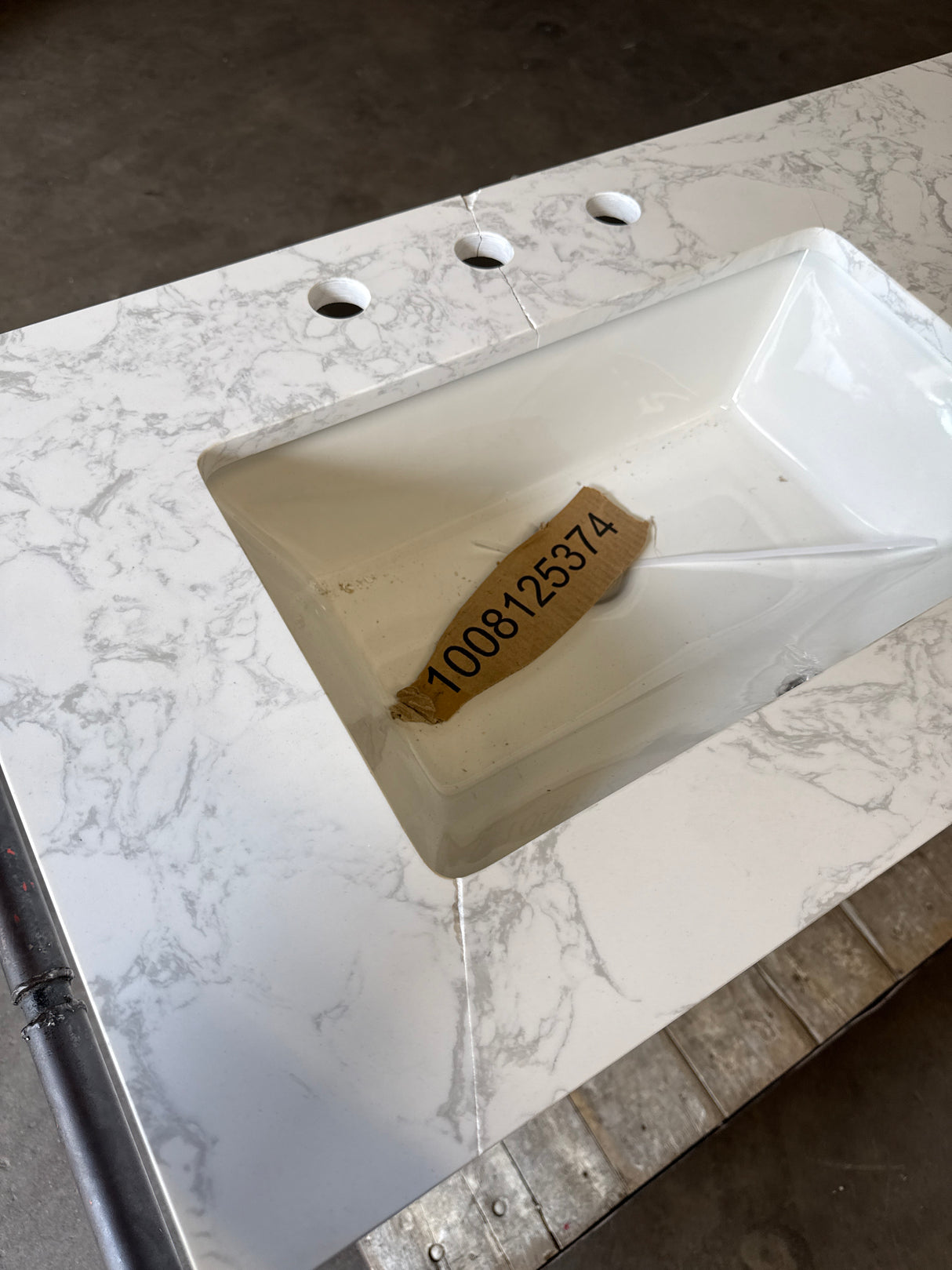 Doveton 60 in. W x 19 in. D x 34.50 in. H Bath Vanity in White with White Cultured Marble Top