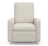 Teddi Dune Basketweave Power Recliner Swivel Glider with USB