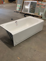 Maui 60 in. x 30 in. Soaking Bathtub with Left Drain in White