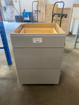 Westfield 24 in. W x 23.75 in. D x 35 in. H Shaker Stock Drawer Base Kitchen Cabinet in Dusk Gray