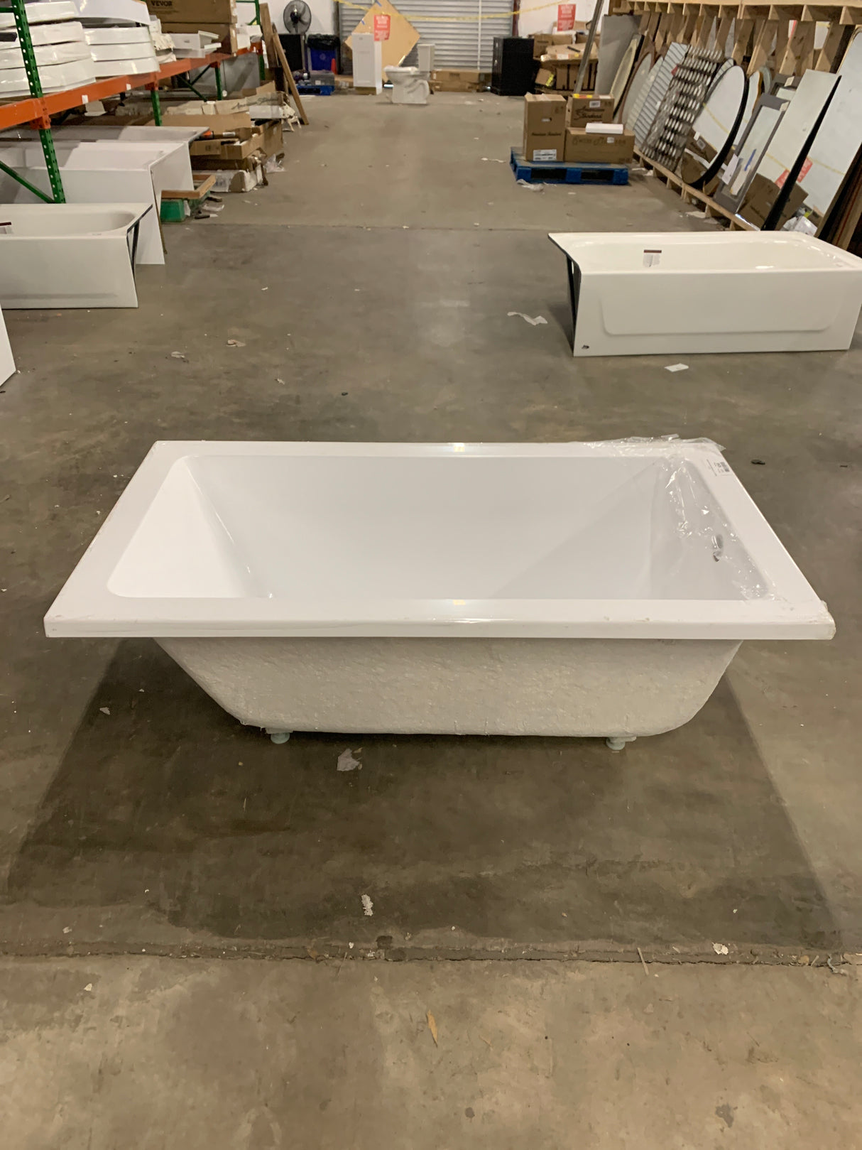 Voltaire 54" x 30" Reversible Drain Drop-In Bathtub