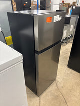 4.5 cu. ft. 2-Door Mini Refrigerator in Platinum Steel with Freezer