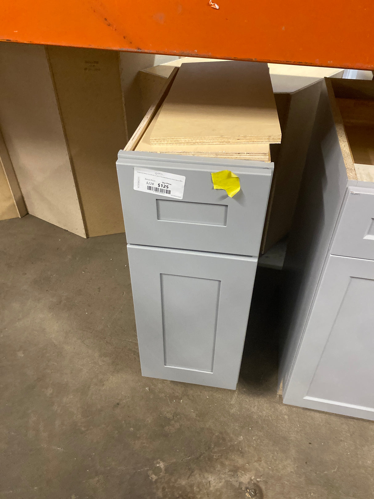 Designer Series Melvern 12 in. W x 24 in. D x 34.5 in. H Assembled Shaker Base Kitchen Cabinet in White