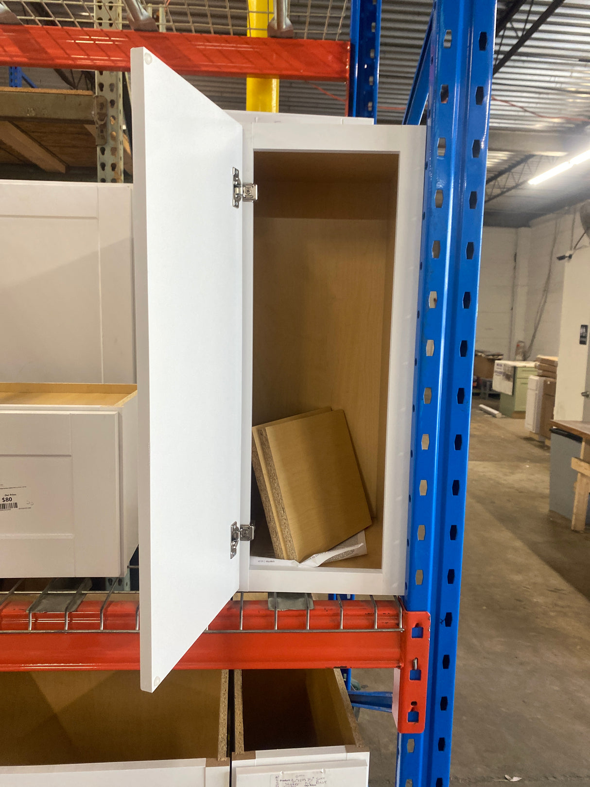 Satin White Stock Assembled Wall m Cabinet (12 in. x 30 in. x 12 in.)