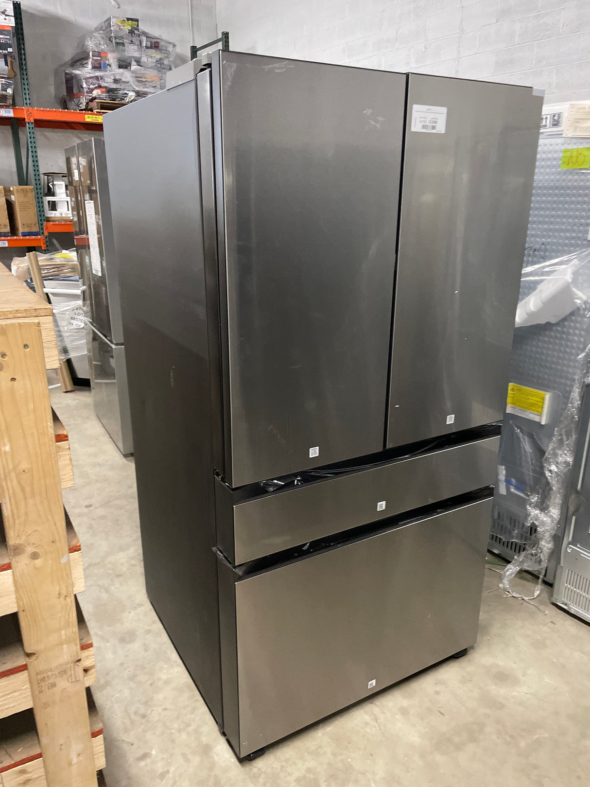 Samsung 29 cu. ft. Bespoke 4-Door French Door Smart Refrigerator with Beverage Center