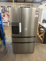 36 in. 26 cu. ft. Standard-Depth 4-Door French Door Refrigerator in Fingerprint-Resistant Stainless Steel Look