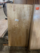 4 ft. L x 25 in. D Finished Engineered Birch Butcher Block Countertop