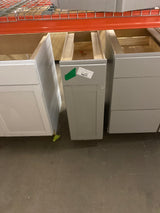 Westfield Dusk Gray Shaker Stock Assembled Base Kitchen Cabinet (12 in. W x 23.75 in. D x 35 in. H)