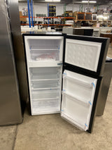 4.5 cu. ft. 2-Door Mini Refrigerator in Platinum Steel with Freezer