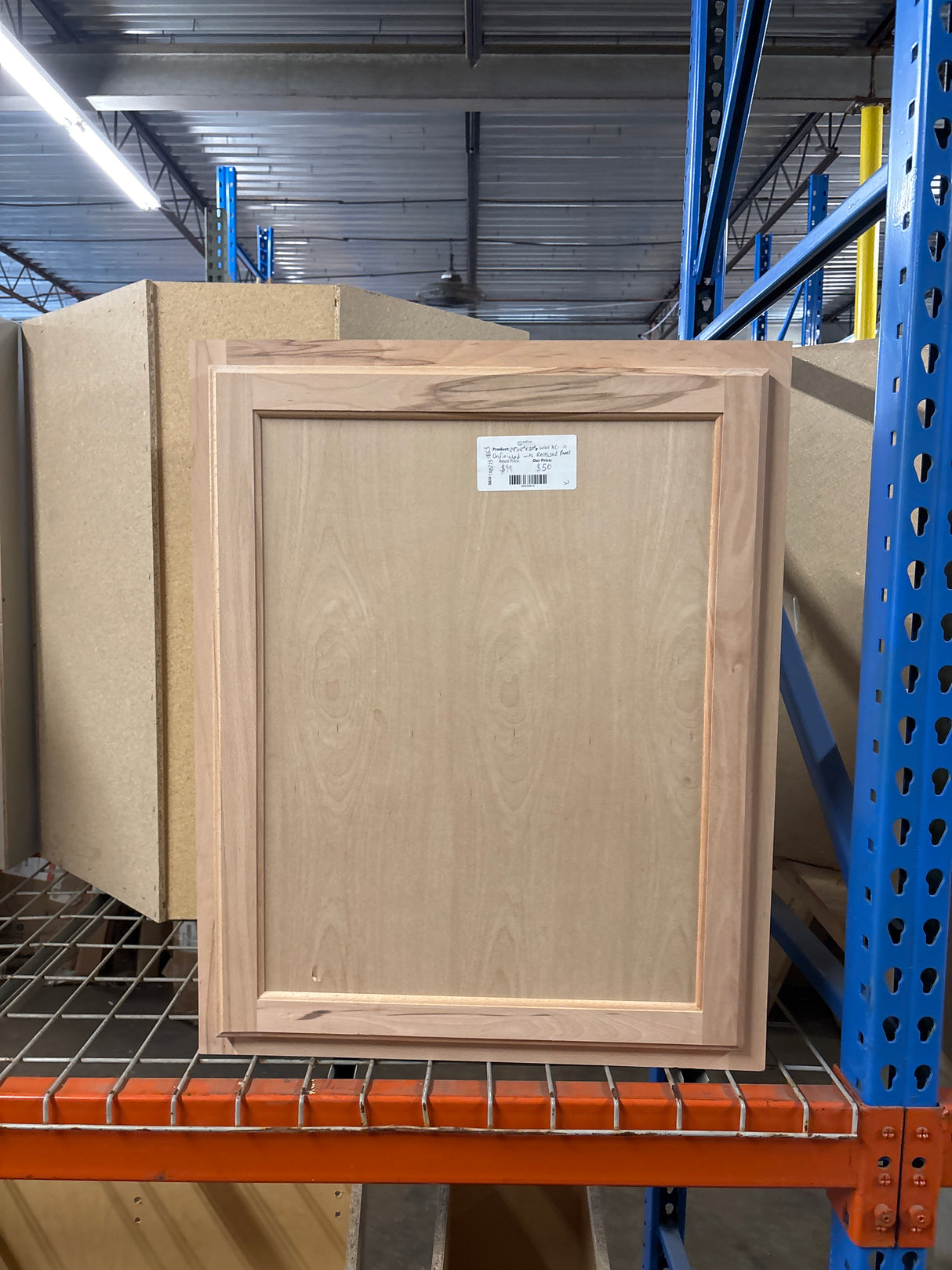 24 in. W x 12 in. D x 30 in. H Assembled Wall Kitchen Cabinet in Unfinished with Recessed Panel