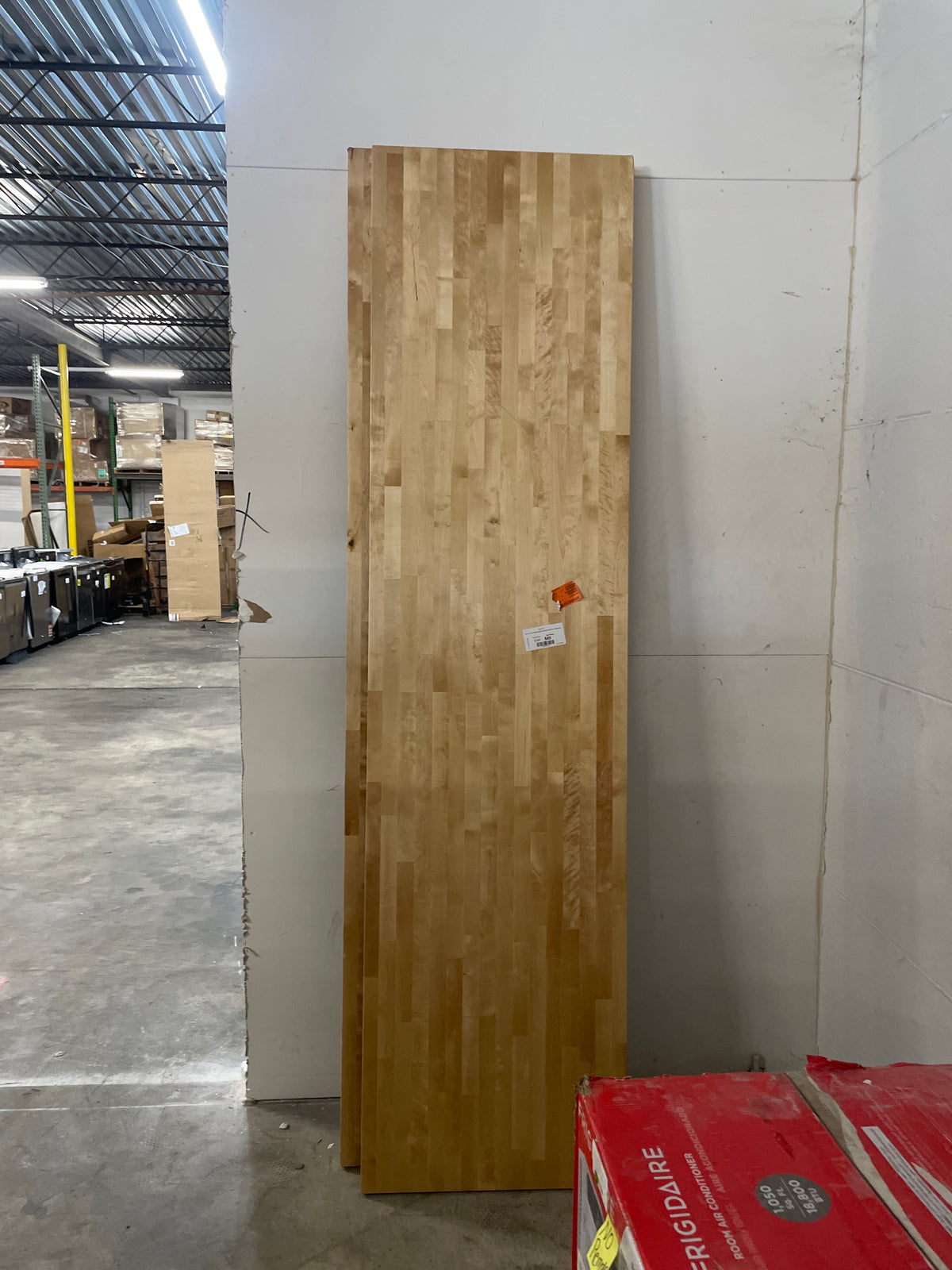 8 ft. L x 25 in. D Finished Engineered Birch Butcher Block Countertop