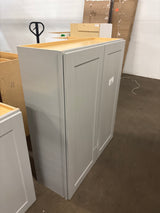 Shaker 36 in. W x 12 in. D x 42 in. H Assembled Wall Kitchen Cabinet in Dove Gray