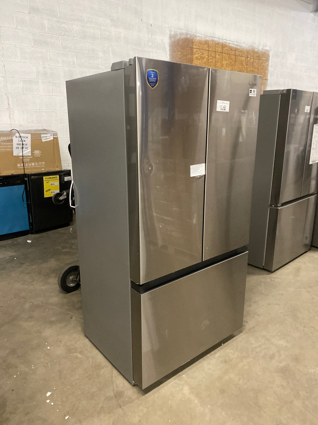 Midea 27 cu. ft. Counter-Depth French Door Refrigerator with AutoFill Water Pitcher