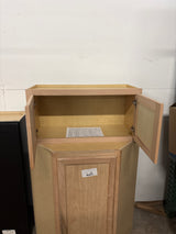 30 in. W x 12 in. D x 15 in. H Assembled Wall Bridge Kitchen Cabinet in Unfinished with Recessed Panel