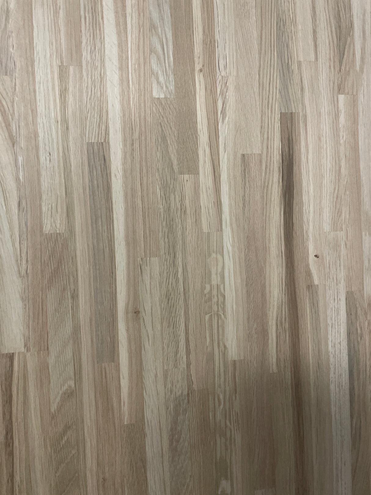 10 ft. L x 25 in. D Unfinished Oak Solid Wood Butcher Block Countertop with Eased Edge